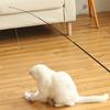 1.8m Cat Wand Toy Extra Long Telescopic Cat Fishing Pole Interactive Toy with Line for Indoor Cats Chase and Exercise