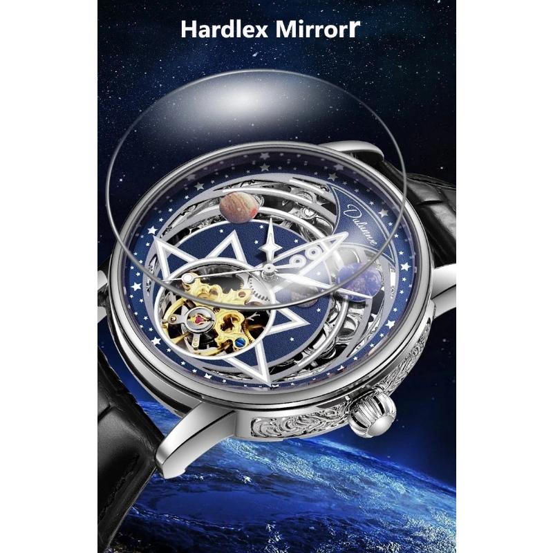 Najlepsza Marka Luksusowa Moda Biznesowa Męskie Zegarki Automatyczny Mechanizm Zegarki Mechaniczne Wodoodporny Luminous Tourbillon Zegarek na Rękę