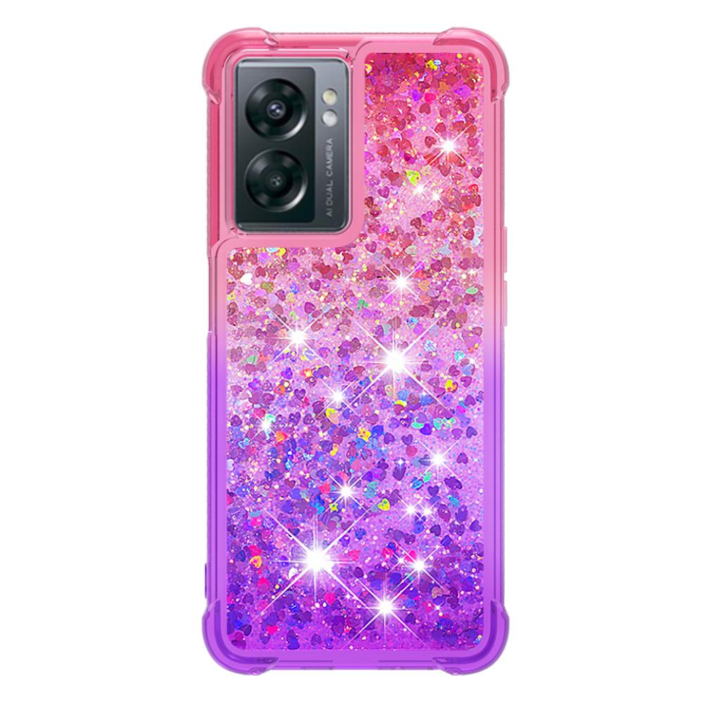 Treibsand Hülle für One Plus Nord N200 5G Glitzer Flash Farbverlauf Hülle für OnePlus Nord N300 N 200 Handy Hülle Fundas Coque Schale
