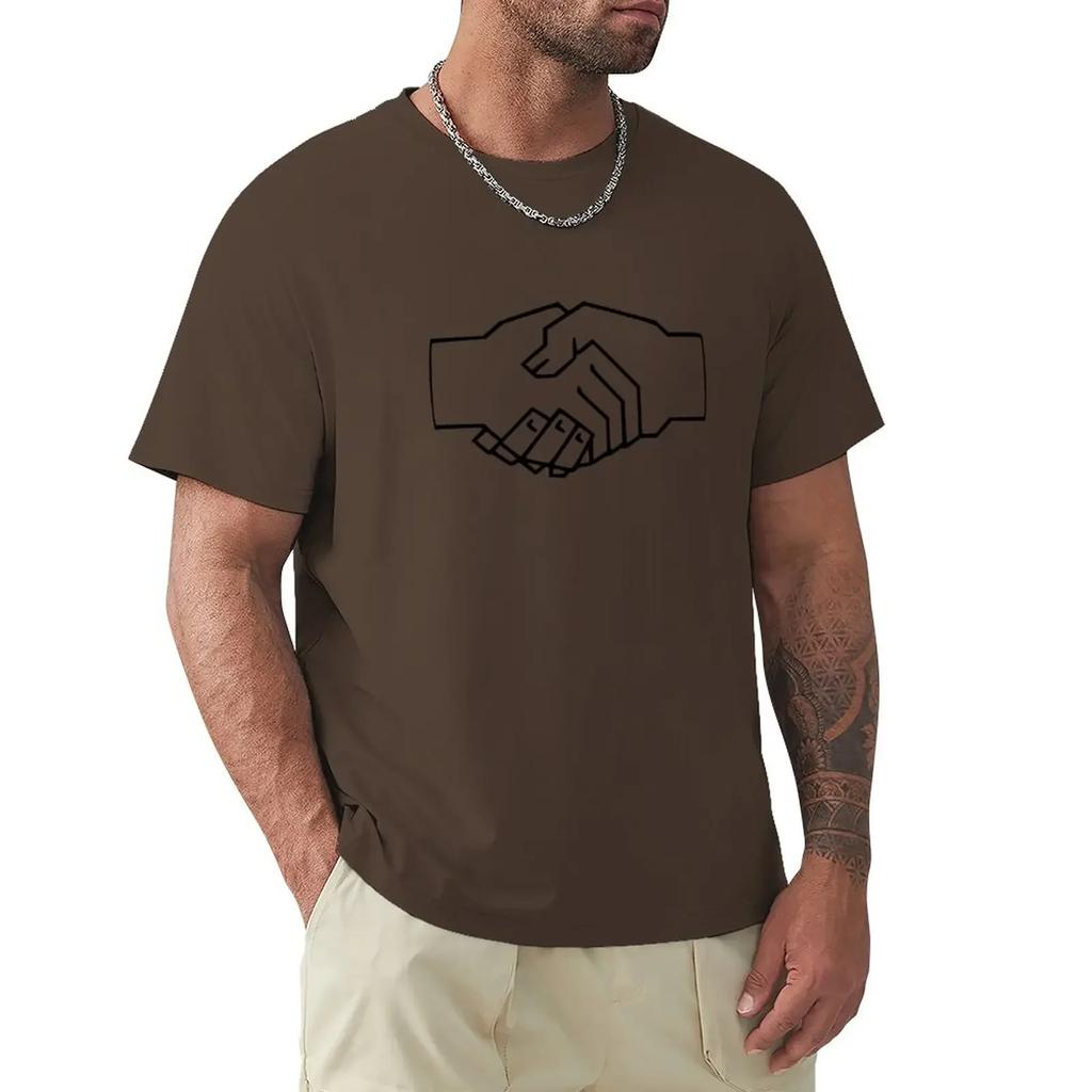Handshake or friendship T-Shirt aesthetic clothes cute clothes anime clothes black t-shirts for