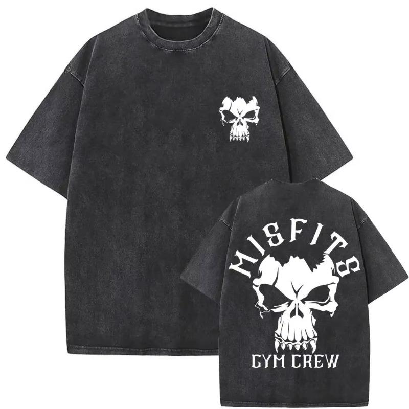 Anti Social Lifting Club Skeleton Gym Pump Cover T-shirts Men Women Funny Fitness Workout Bodybuilding Washed Vintage T Shirts