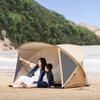 Outdoor Soft Sunshade Beach Tents Double Seaside Travel Portable Folding Camping Tent Trip Relaxing Rest Camping Equipment