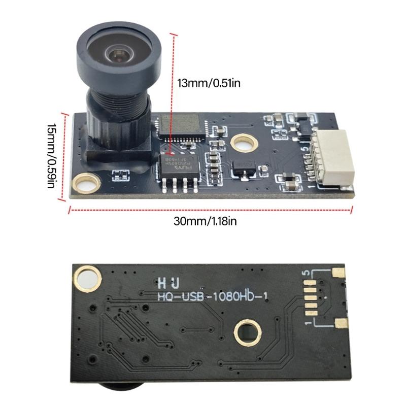 3D Printer Camera Module 1920x1080 Mini USB Camera Board 1080P Wide Angle 130 Degree Lens Camera Module Replacement