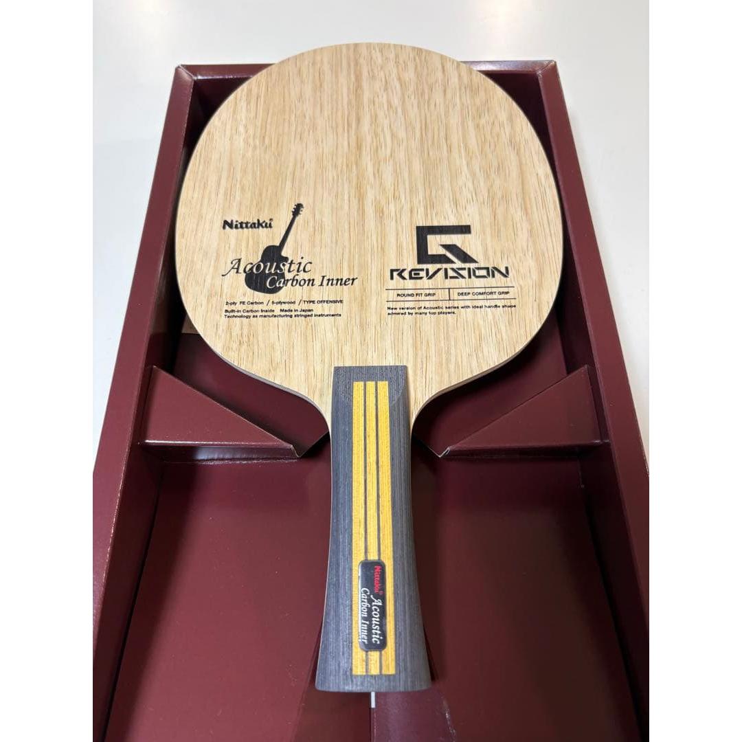 Used Table Tennis Nittaku Acoustic Carbon Inner G FL 89g Unused