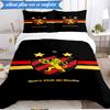 Football Club Emblem lion 3pcs K-pop music group Bedding set,Ideal for Bedroom, Dormitory,Including Duvet Cover And 2pcs Pillowcases,Fan gifts