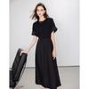Women's French Style Cotton A-Line T-Shirt Dress