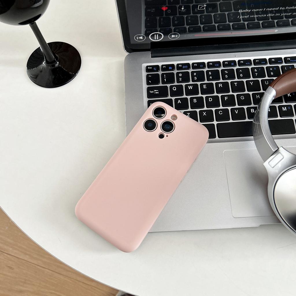 For Apple 16 ProMax Solid Color Phone Case for IPhone 15 All Inclusive Anti Drop 14 in Card Soap Case