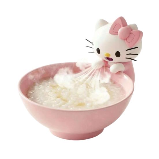 Cute Cat Dog Mini Handheld Fan Portable USB Food Cooling Fan for Toddle Noodles Desk