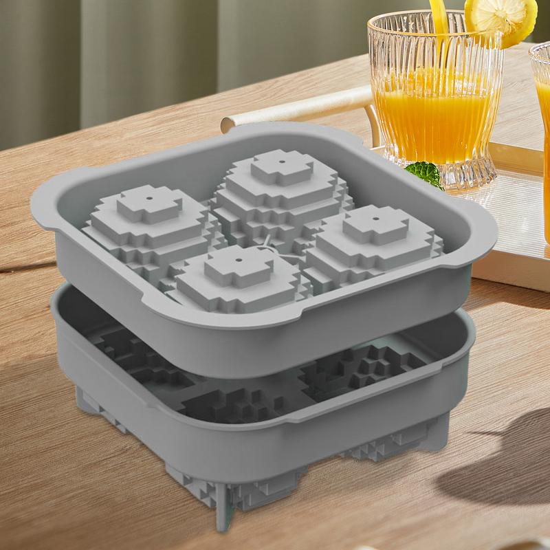 Ball Ice Mold 3D Silicone Ice Tray In Ball Shapes Safe Mold Easy Release Design For Chocolate Vanilla Sauce Pudding Juice Fruit