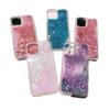 Coque de téléphone portable en TPU souple avec paillettes transparentes et sable mouvant pour iPhone 17 Air 17 Pro Max Coques Cœur Sable Mouvant