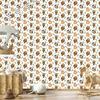 Owl Wallpaper White and Beige for Living Room and Bedroom 50x1000