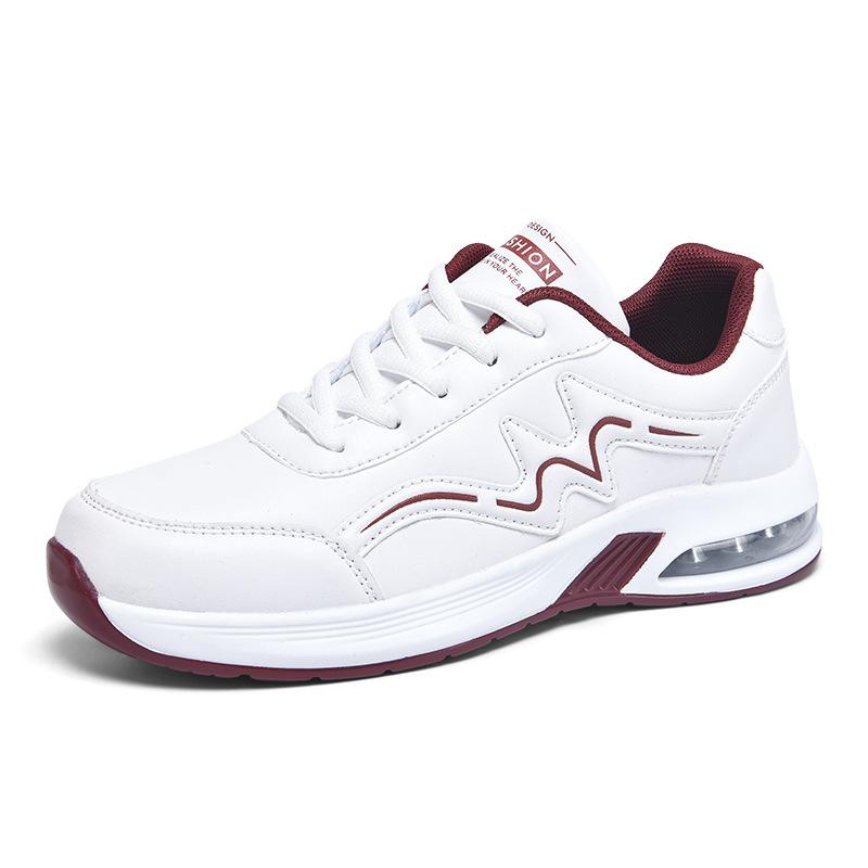Frühlings-Mesh-Freizeitschuhe Atmungsaktive Mode Tennis Luftsport-Schuhe Damen-Sneaker Schnürung Bequem Leichte Wanderschuhe