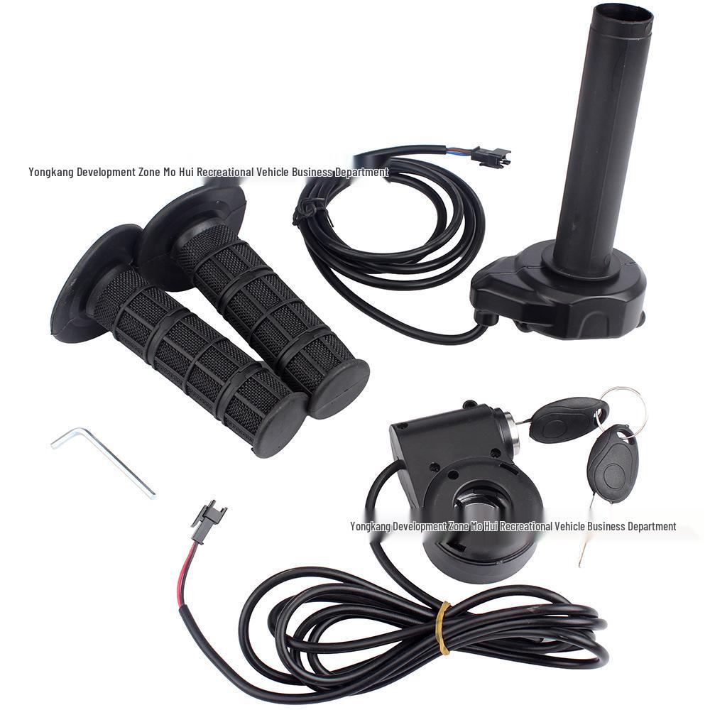 Ridstar Q20 Surron Throttle Grip Cover with Start Switch Key None