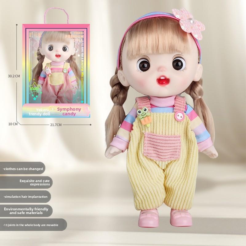 Children's Doll Toys, Dress-up Dolls, Realistic Baby Dolls, Girl's Doll Gift Box, Birthday Gift for Girls