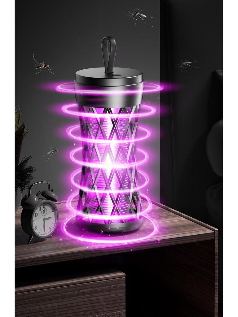 2025 USB Electric Shock Mosquito Killer & Repellent Lamp for Indoor/Outdoor Use