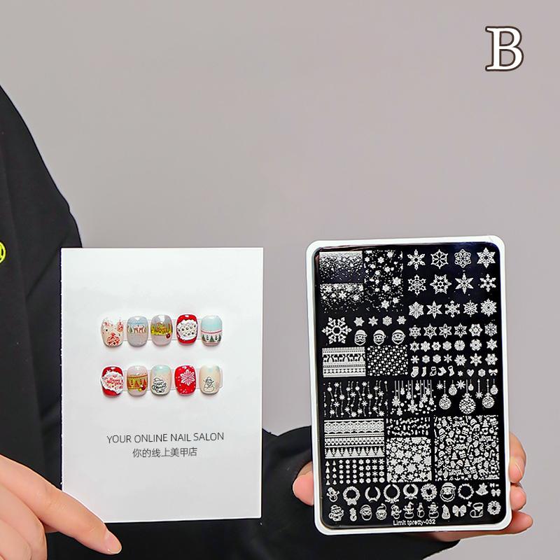 

New Year Nail Art Printing Steel Plate Lion Dance Gold Ingot Fireworks 14.5*9.5cm Template Stencils Image Plate Manicure Tools