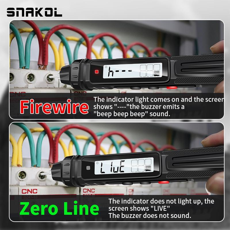 

Smart Digital Multimeter Non Contact Voltage Detector Pen Auto Range Resistance NCV High Precision Multimetro Voltmeter Tester