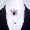 Eagle Pattern Collar Brooch Pin for Men