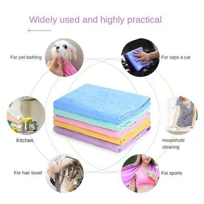 Haustier Hund Handtuch Wildleder Stoff Handtuch Haustier Bad Saugfähiges Handtuch Haustier Pflege Handtuch Weiches Haustier Handtuch