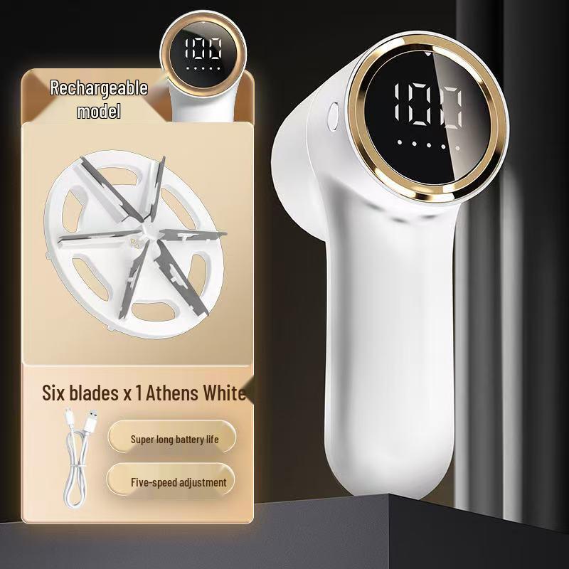 Rechargeable Sweater & Fabric Shaver - Lint & Hair Ball Remover for Household Use