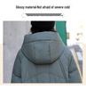Women's Mid-Length Down Cotton Coat 2023: Hot Style, New Plus Size, Thick, Fashionable, Loose, Warm Cotton-Padded Jacket