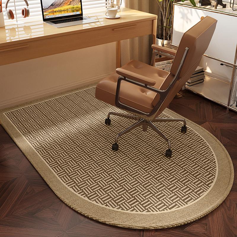 

VIKAMA Computer Chair Floor Mat Study Desk Pulley Seat Swivel Chair Mat Non-Slip Bedroom Foot Mat Dresser Carpet Home Decor 90x60cm 36x24inch