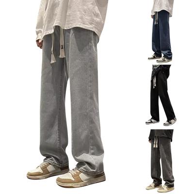 Men's Overalls Drawstring  Multi Pocket Casual Pants Hiking Pants Cotton Twill Pants