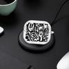 Super Cool Black Graffiti Case For Samsung Galaxy Buds 2Pro 4Pro 4 Pro 3Pro Live 3 FE 2 Clear Earphone Cases Cover With Hook