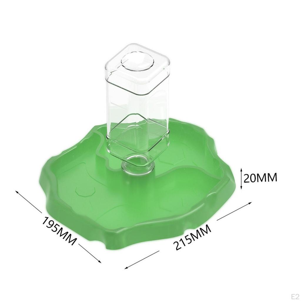 Aquarium Feeding Accessory, Food and Water Dish for Reptiles