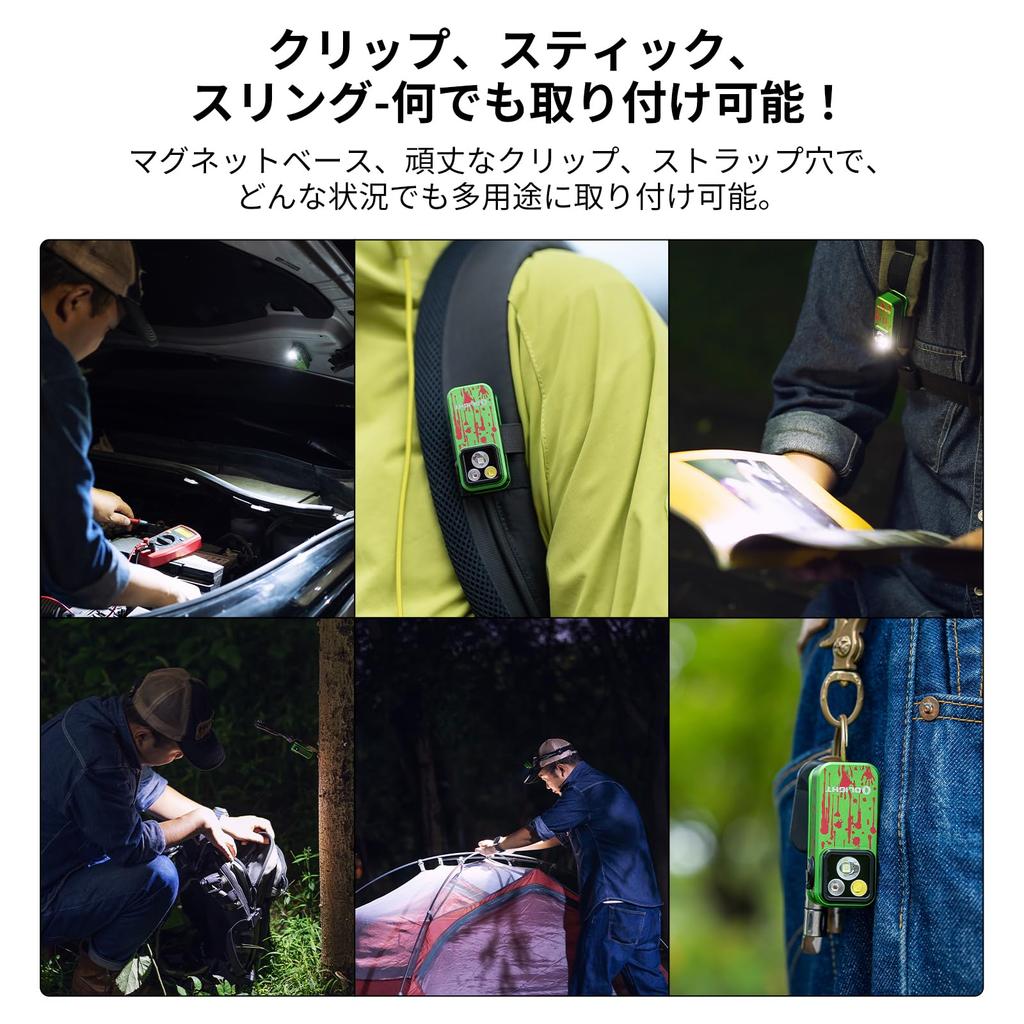 OLIGHT Oclip Pro LED Running Lightweight and with 3 Light 500 120 Meter IPX6 High Perfect for Dog and Outdoor Activities Clip-on Light, Compact,