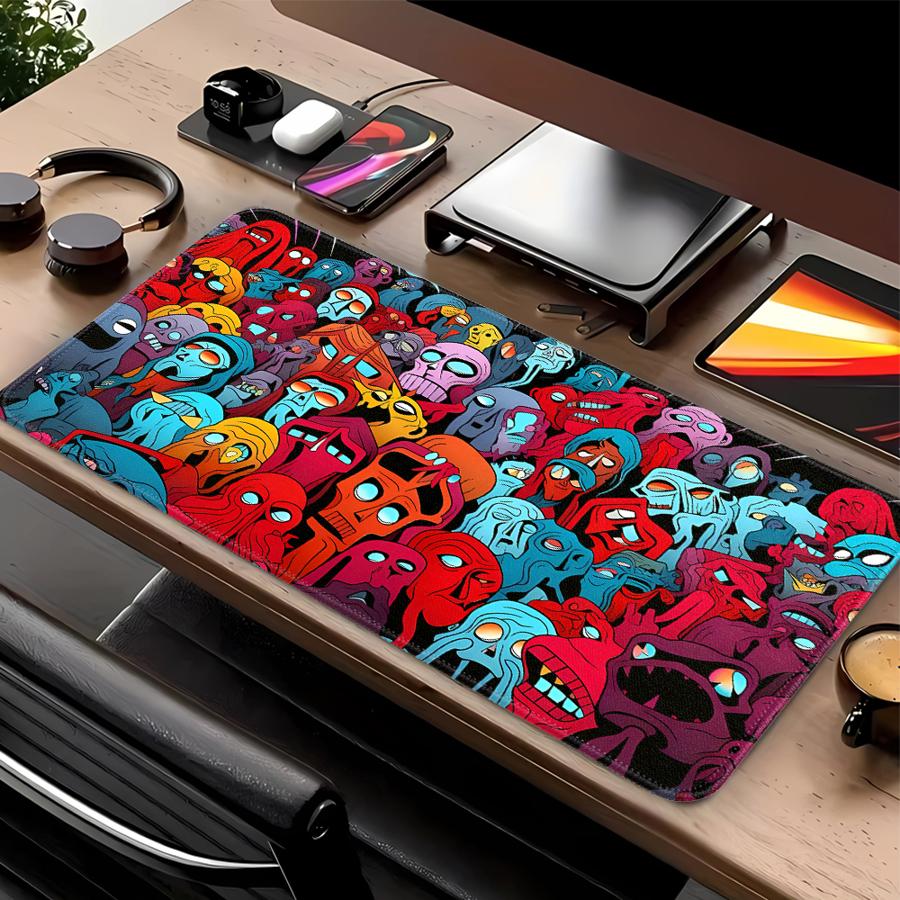 

Head Of Colorful Artists Mouse Pad Desk accessories Game Console Pad office Pad Keyboard Mouse Pad Computer Laptop Pad overlock 220x180x2mm