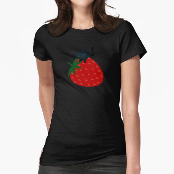 Women's T-Shirt Summer Tees Strawberry 