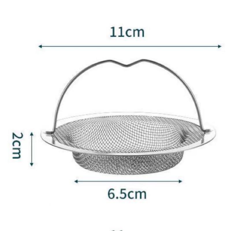 Uniwersalna siatkowa osłona odpływu zlewu ze stali nierdzewnej - Filtr odporny na zapachy