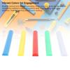 100Pcs Magnetic Counting Bars 5 Vibrant Colors Versatile Counting Sticks for Family School Classroom
