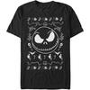 Men's The Nightmare Before Christmas Halloween Jack Skellington Sweater Print T-Shirt