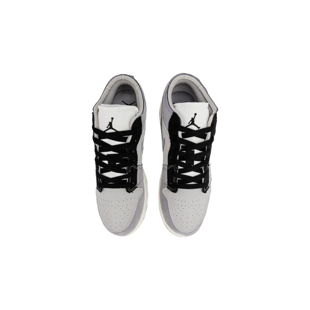 Air Jordan 1 Low SE Craft GS Inside Out - Cement Grey Kids Sneakers Tech-Grey Sail Black FD9088-002