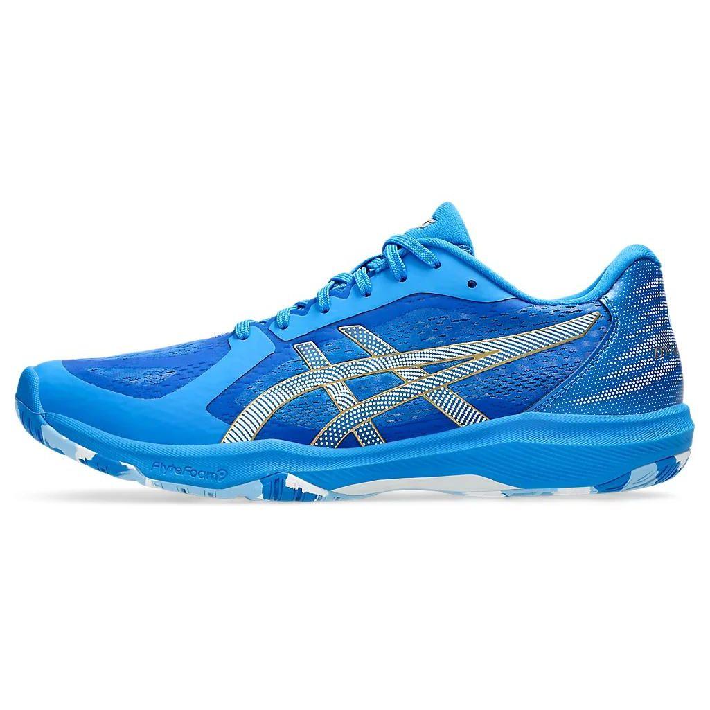 

Asics DynaFeather Directoire Blue Pure Gold Unisex Sneakers 1073A064-400 39