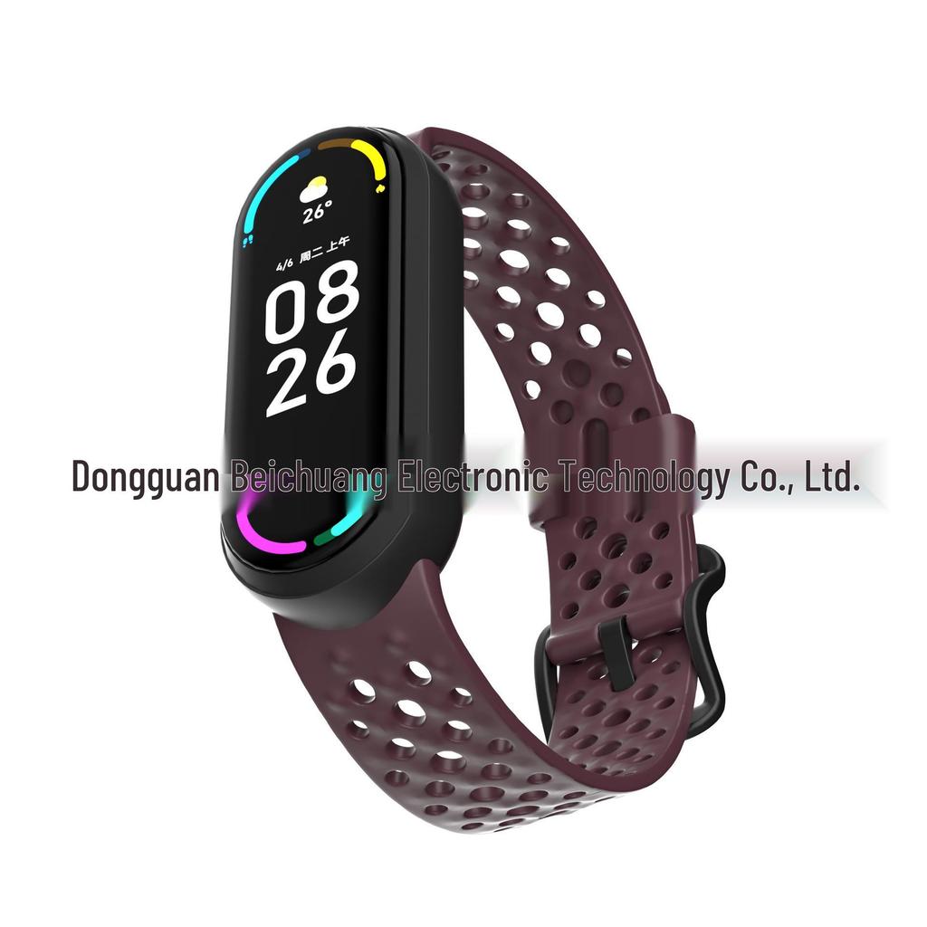 Silicone Strap with Cloud Hole Design for Xiaomi Mi Band 8/9/10