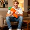 Cute Fruit Stress Ball Large Pineapple Ball, Slow Rising Squeeze Toy for Anxiety Relief, Strawberry Soft Banana Grape Corn Carrot Sensory Toy,