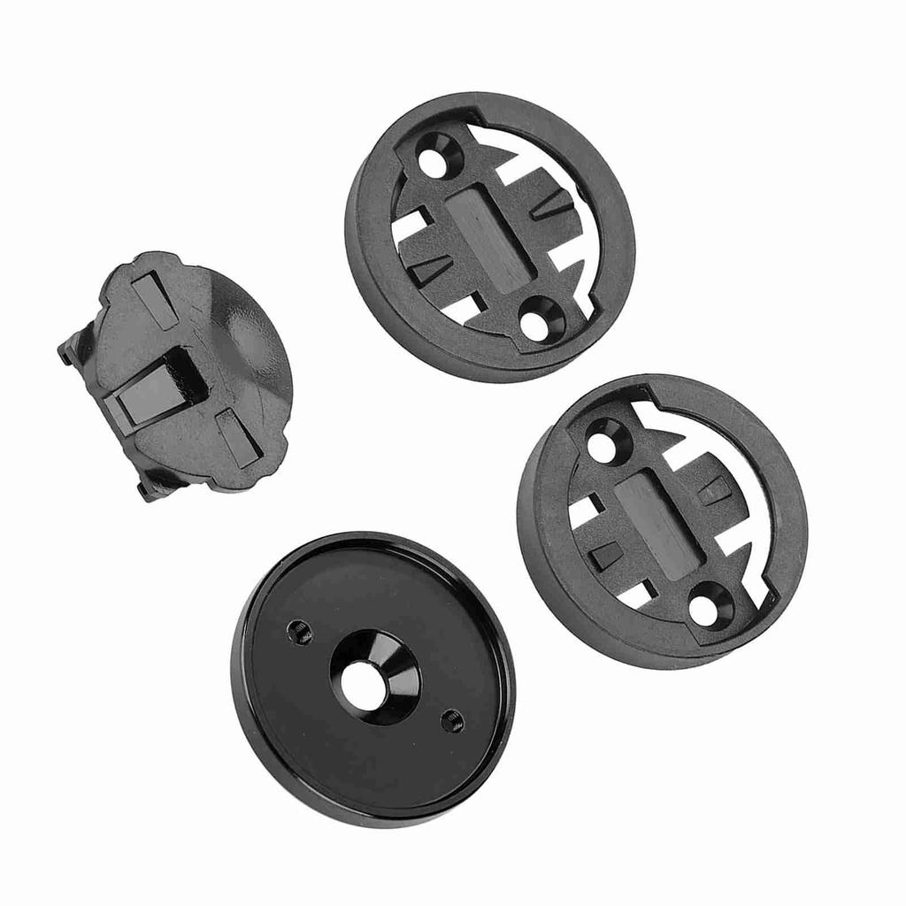 Mountain Road Bike Computer Holder Stem Top Cap Stopwatch GPS Speedometer Mount (Black)