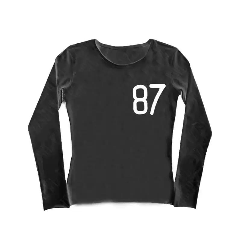 BeatStreet Women s Y2K Streetwear Long Sleeve Vintage Harajuku Gothic Hip Hop Emo Girl Casual Tee Sexy Slim Chic Print Crop Top Grunge Punk XL чёрный