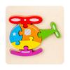 Can Be Used As Children'S Wooden 3D Cartoon Animal Traffic Three-Dimensional Puzzle Baby Montessori Educational Early Education Toy