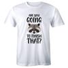 Are You Going To Finish That Men's T-Shirt Funny Food Raccoon Animal Shirt