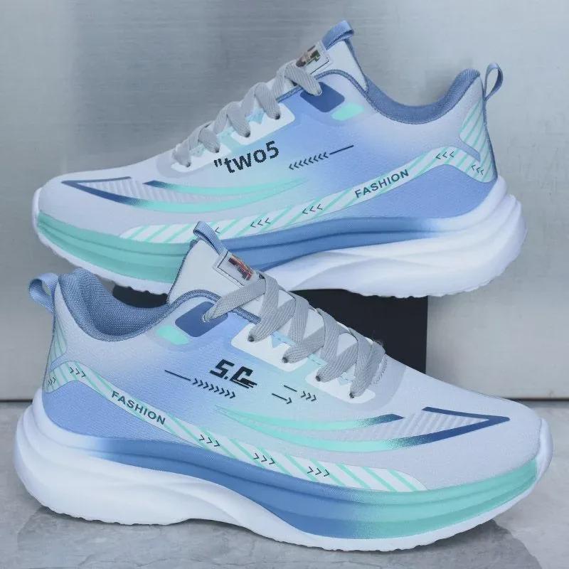 Ultra-Light Men's Waterproof Non-Slip Running Shoes - Breathable, Lightweight, Casual Soft-Soled Sports Shoes for Teens & Students