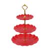 3 Tier Cupcake Stand Holder, Plastic Cup Cake Stand Towel With Tiered Serving Tray For Cupcakes, Donuts, Fruits And More