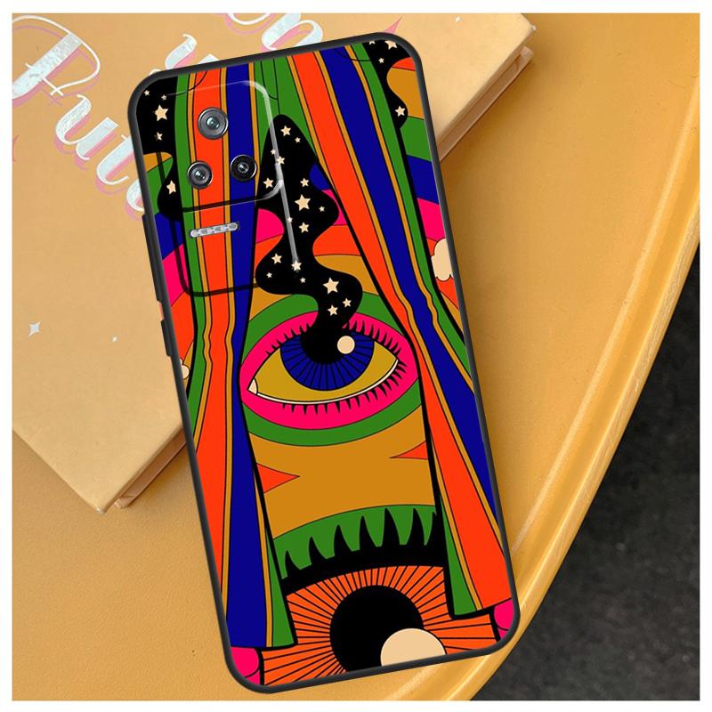 

Rainbow 70s Groovy landscape Funda For Xiaomi 17 Pro Max 15 14 Ultra 13T 14T 15T POCO X7 Pro X5 X6 F6 F5 F7 F8 Ultra Case POCO F5