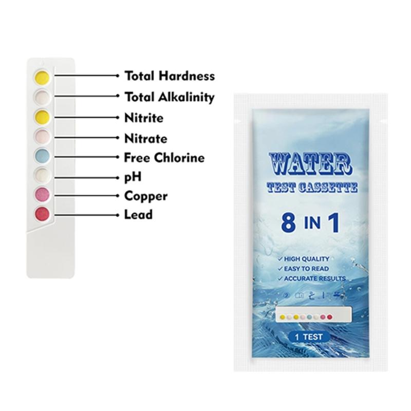 Multiple Parameter Water Testing Strips for Accurate Cyanuric Acid, and Chlorine Detection Comprehensive Quality Check