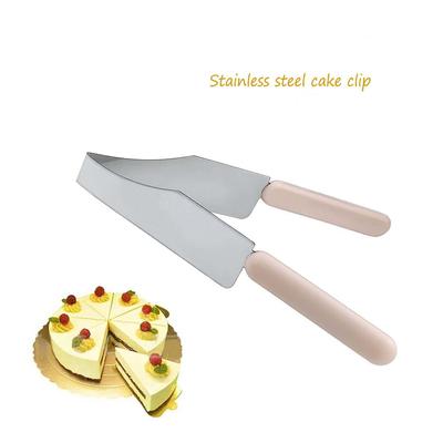Kuchenschneider - Kuchenmesser und Servierer aus Edelstahl mit Doppelgriff, verstellbarer Kuchenschneider für Kuchenservierer, Tortenheber