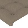 Vidaxl Zagłówek Do Łóżka, Taupe, 90X5X78/88 Cm, Tkanina
