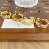 Exquisite Fairy Sweet Enamel Oil Butterfly Series Open Ring Stacked With Female French Light Luxury High-End Ring